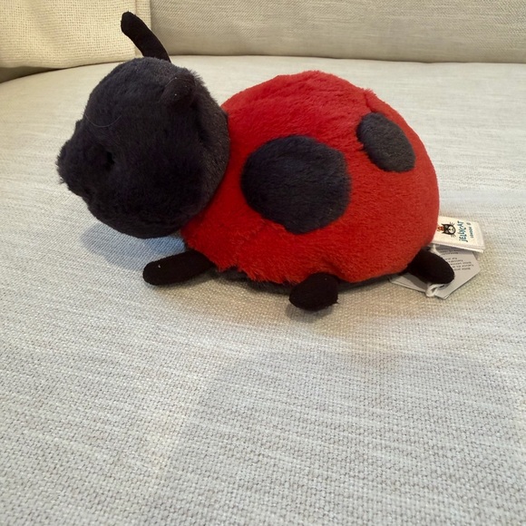 Jellycat Red and Black Layla Ladybird Plush- Retired NWT - Picture 2 of 3
